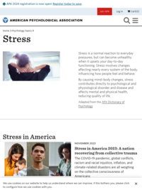 Stress: The Different Kinds of Stress