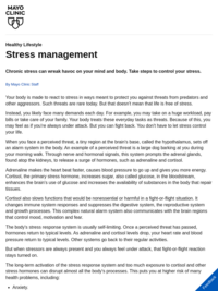 Stress: Constant Stress Puts Your Health at Risk