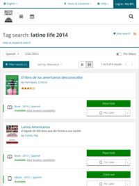 Latino Life 2014 - Libros en Espanol/Titles available in Spanish