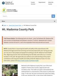 Mt. Madonna County Park