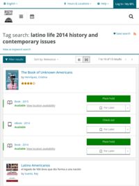 Latino Life 2014 - History and Contemporary Issues