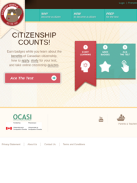 Ace The Test!  | CitizenshipCounts.ca
