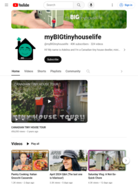 myBIGtinyhouselife - YouTube