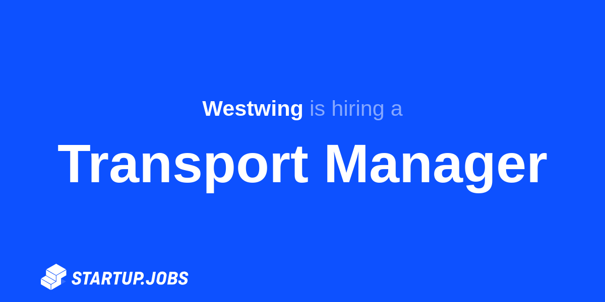 Image result for hiring transport Manager