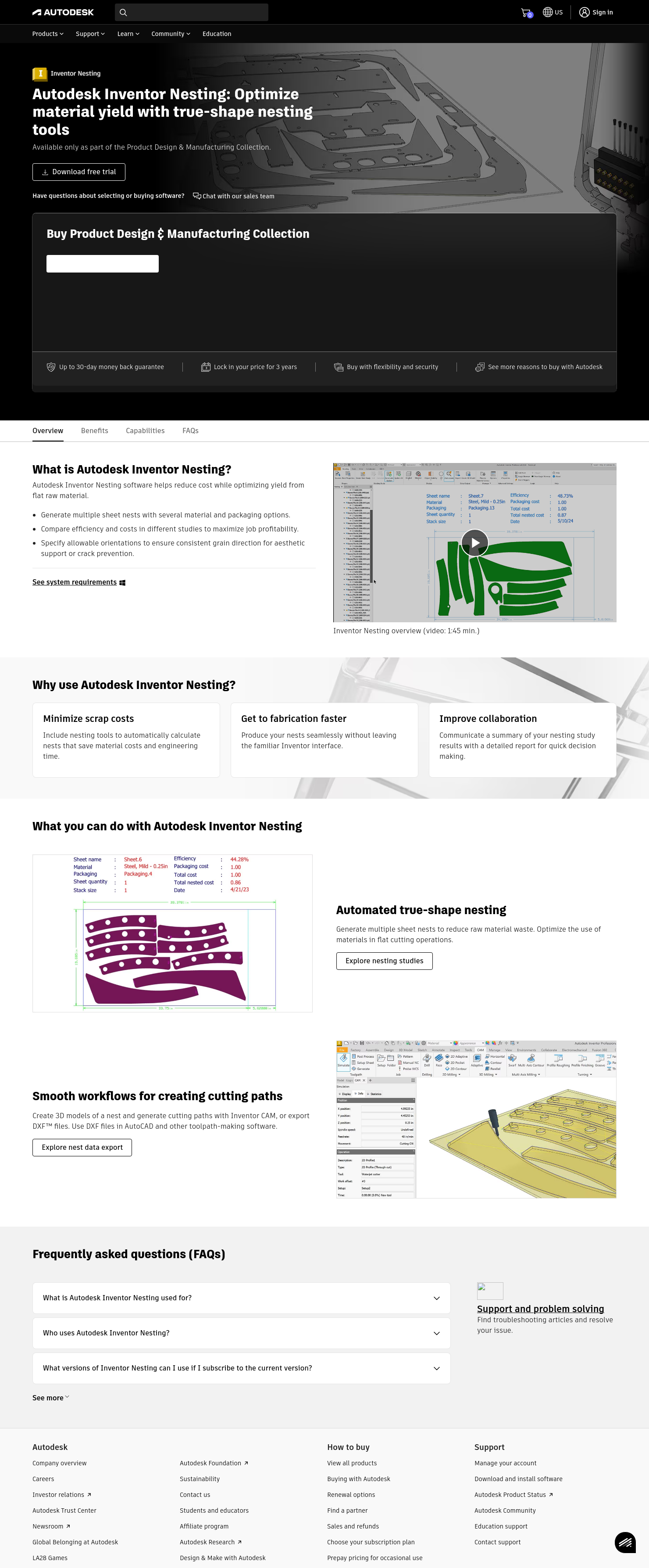 Inventor Nesting | Nesting Tools for Manufacturing