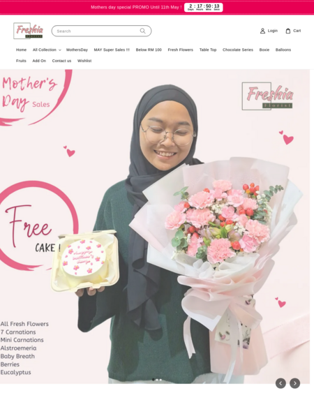Freshia Florist | EasyStore