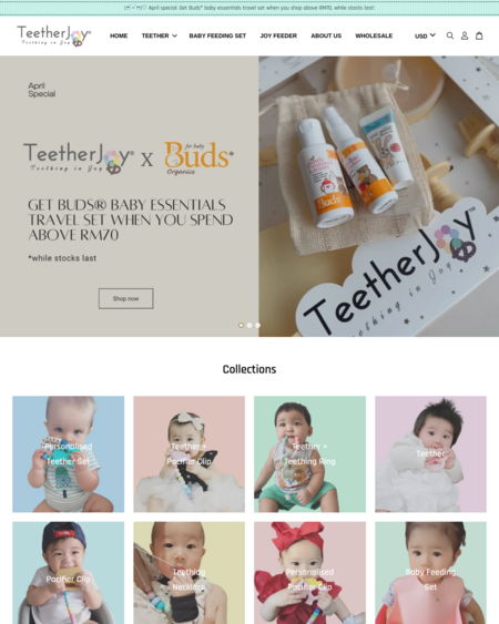 TeetherJoy - Teething in Joy | EasyStore