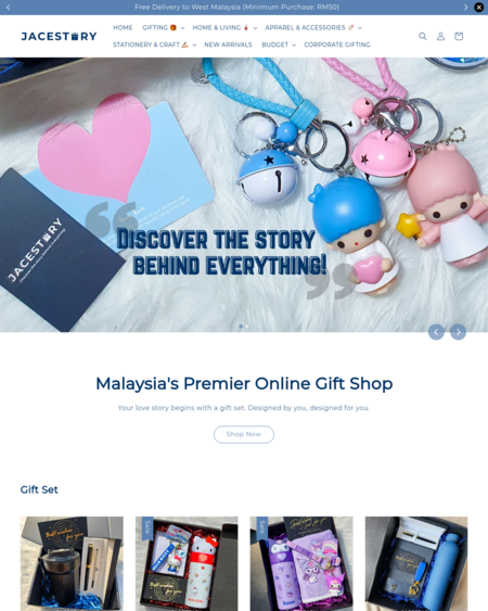 JACESTORY | Malaysia One-Stop Gift Shop | EasyStore