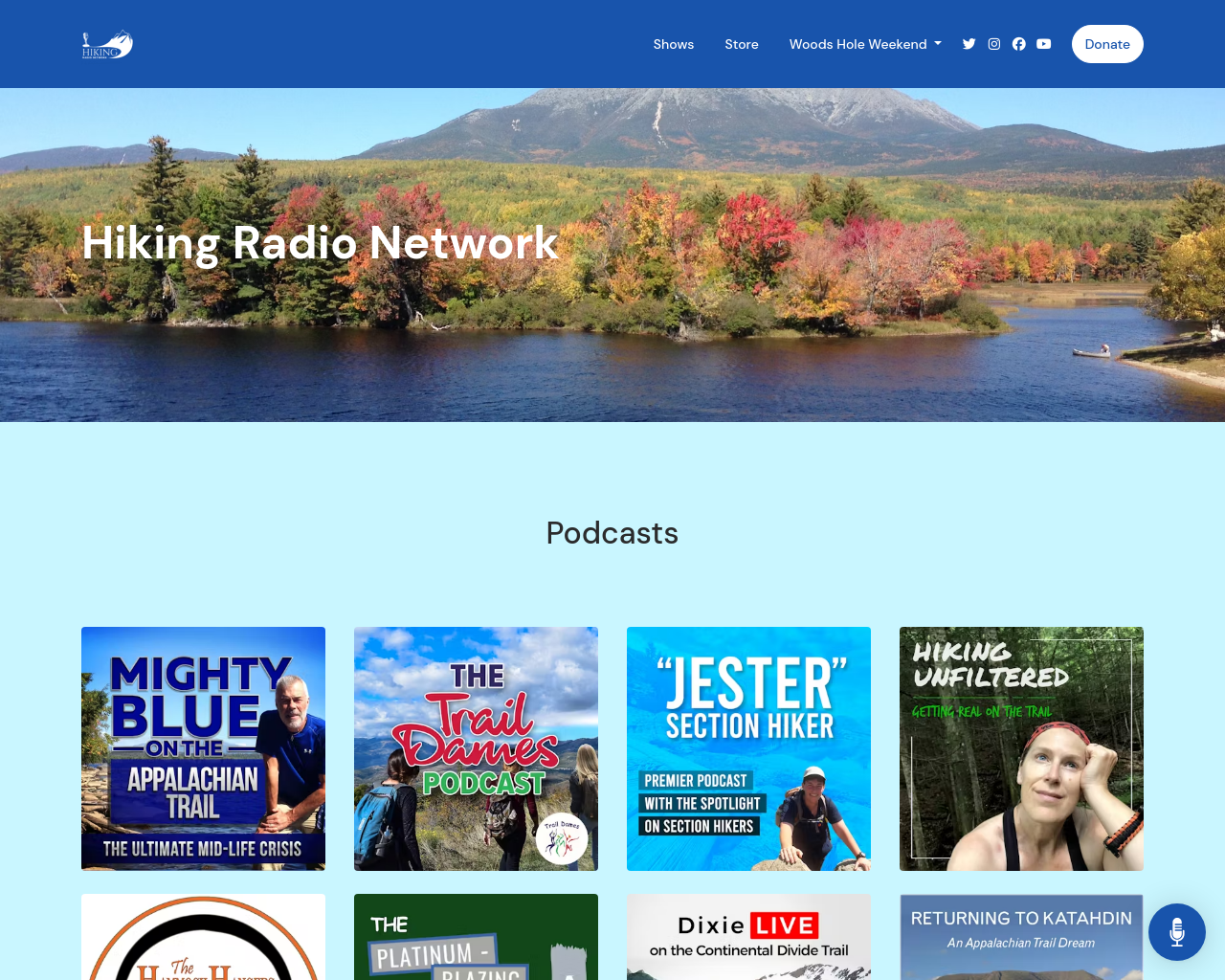 Hiking Radio Network Website