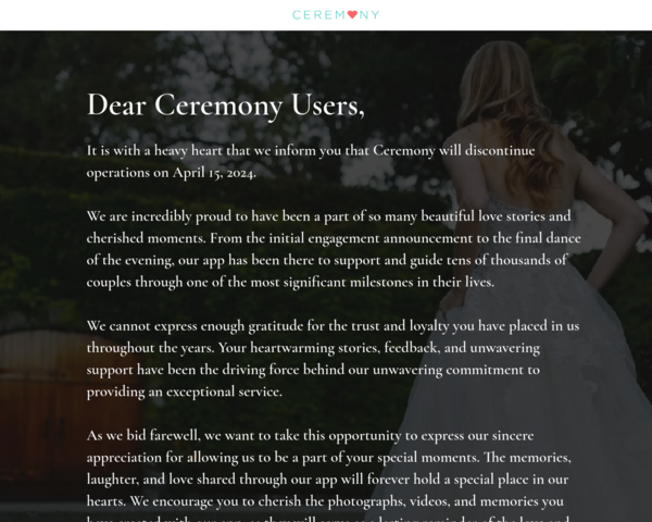 http://ceremonyapp.com