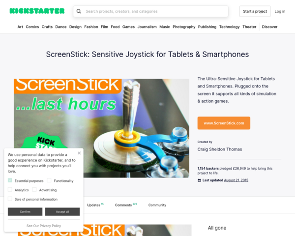 https://www.kickstarter.com/projects/121539746/screenstick-sensitive-joystick-for-tablets-and-sma