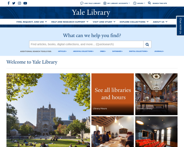 http://www.library.yale.edu