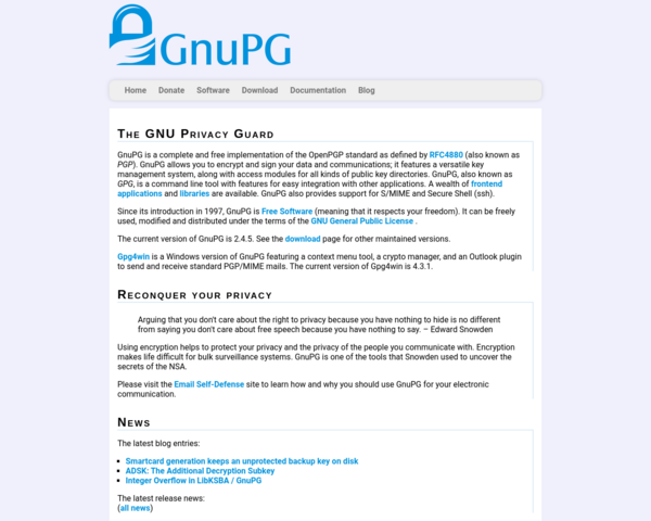 http://www.gnupg.org
