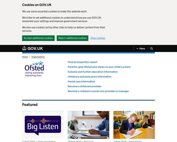 http://www.ofsted.gov.uk