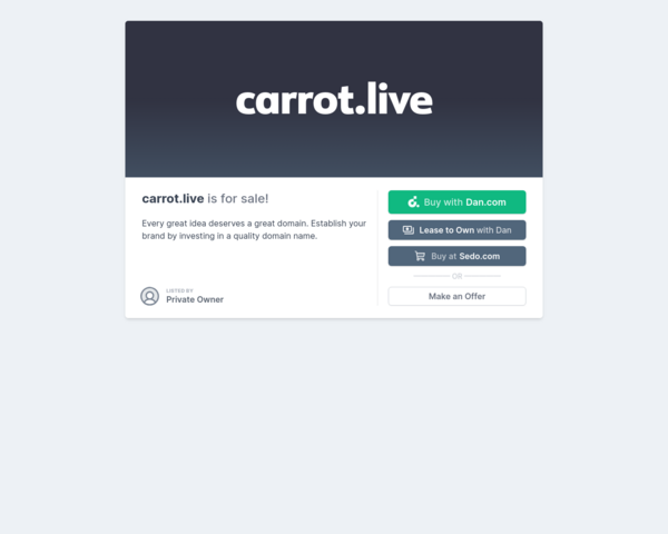 http://Carrot.live