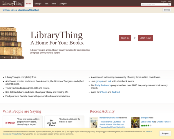 http://www.librarything.com