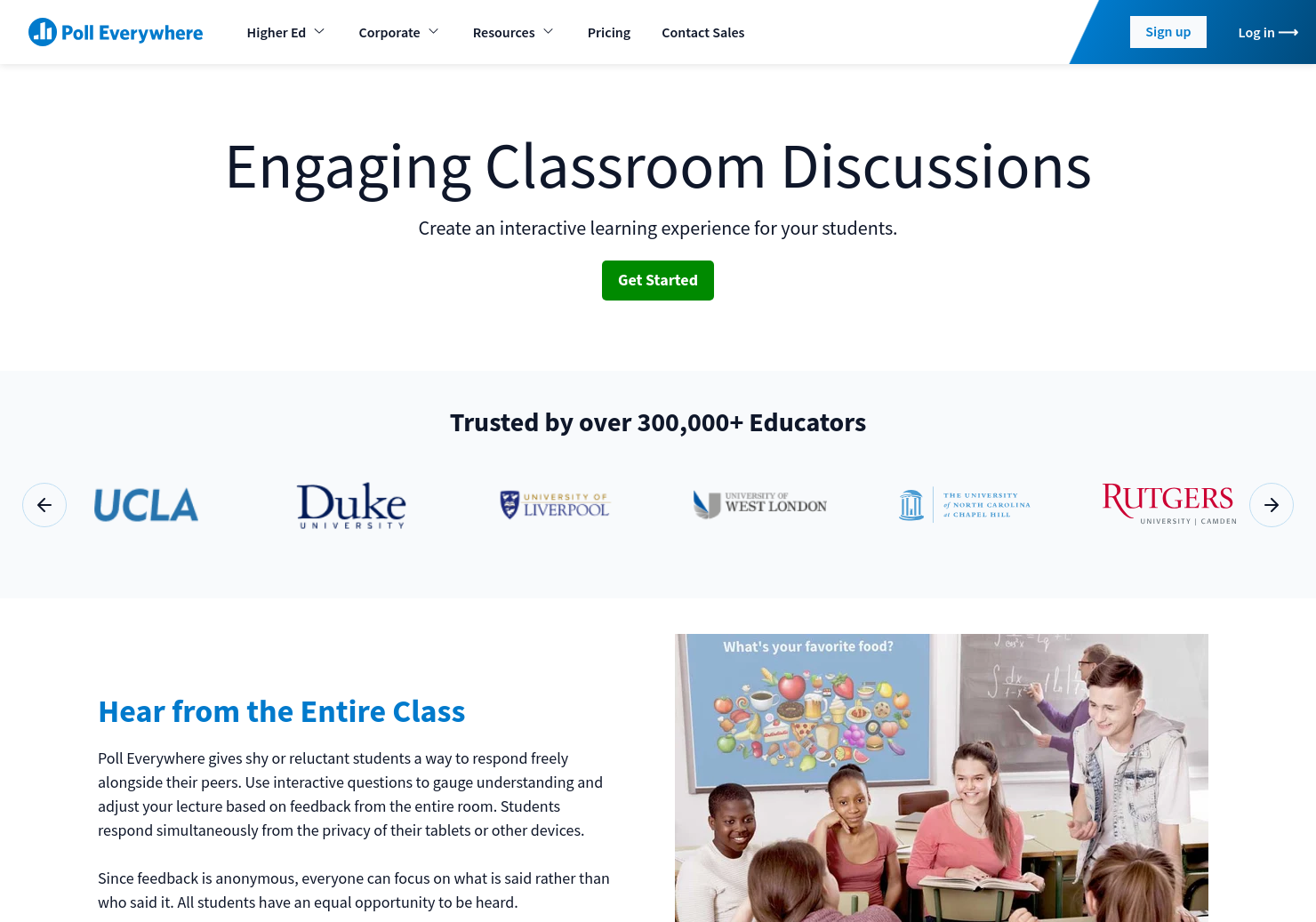 classroom website