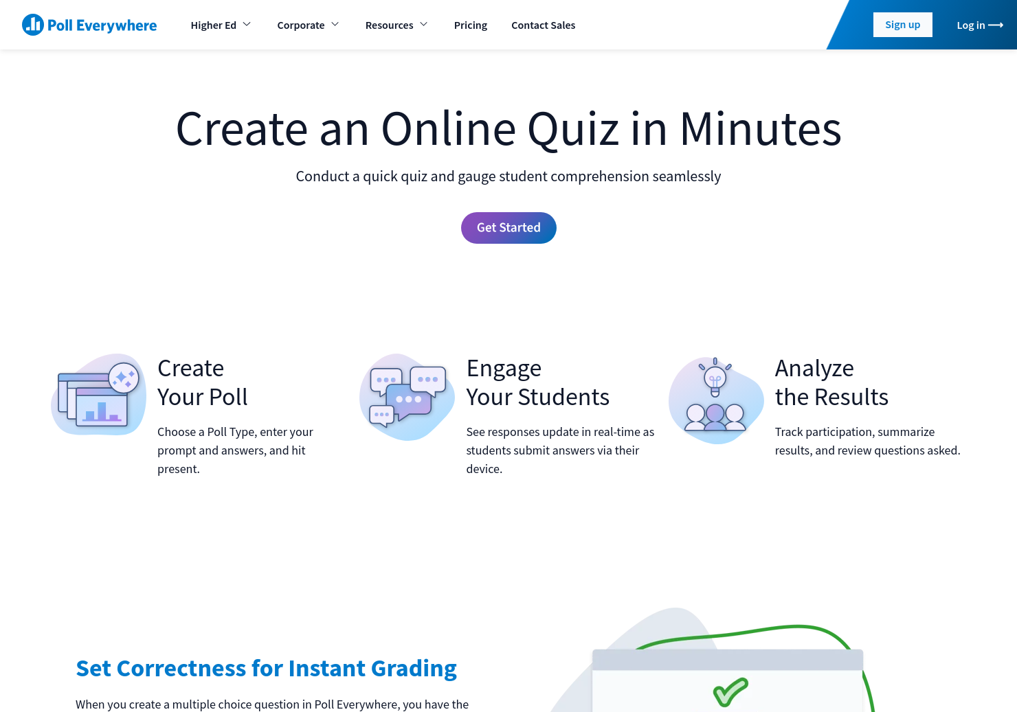 Create an online quiz in minutes | Poll Everywhere
