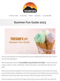 TucsonTopia Summer Fun Guide
