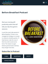 Before Breakfast Podcast with Laura Vanderkam