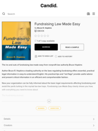 Fundraising Law Made Easy by Bruce R. Hopkins