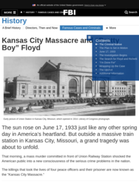 FBI - Kansas City Massacre