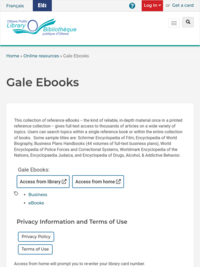 Business Plans Handbook in Gale Ebooks