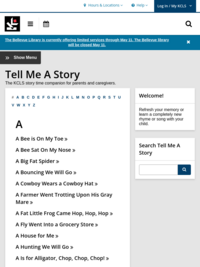 Tell Me A Story - King Co. Library System