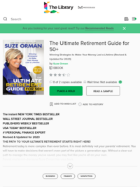 The Ultimate Retirement Guide for 50+ - Mississauga Library System - OverDrive