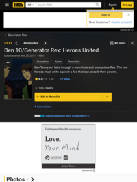 Generator Rex Ben 10/Generator Rex: Heroes United (TV Episode 2011) - IMDb
