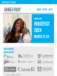 Versefest 2018 - A World of Poetry in Ottawa