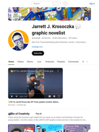 Draw Every Day with Jarrett J. Krosoczka—author and illustrator - YouTube