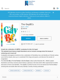 The GayBCs by M. L. Webb | Hamilton Public Library OverDrive