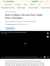 Bandana Face Mask