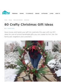 80 DIY Christmas Gift Ideas | Best Homemade Christmas Gifts | HGTV