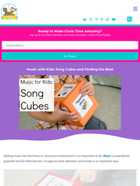 Music with Kids: Song Cubes and Finding the Beat - Pre-K Pages