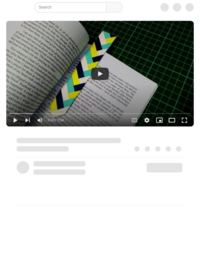 Braided Paper Bookmark