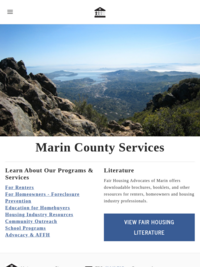 Marin County - Fair Housing Advocates of Northern California