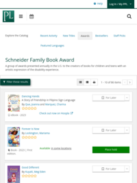 Schneider Family Book Award