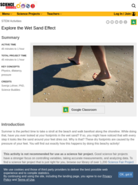 Explore the Wet Sand Effect