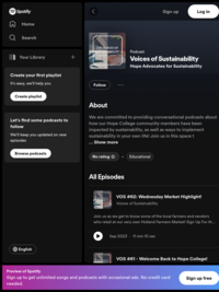 Voices of Sustainability | Podcast on Spotify