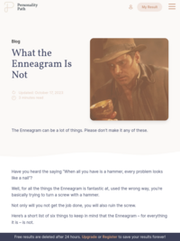 What the Enneagram Is Not | Personality Path
