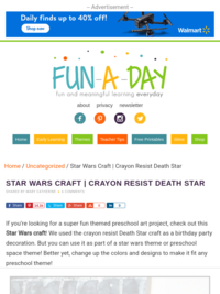 Activity: Make Your Own Death Star