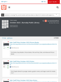 October 2023 | Burnaby Public Library
