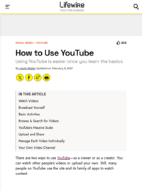 How to Use YouTube | LifeWire