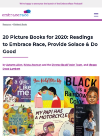 Embrace Race: 31 Children's books to support conversations on race, racism and resistance