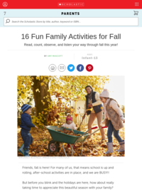16 Fun Family Activities for Fall  | Scholastic | Parents