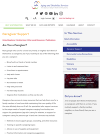 Caregiver Support - Aging &amp; Disability Services for Seattle &amp; King County