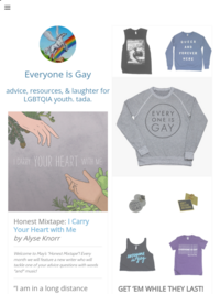 Everyone Is Gay | Advice, Laughter, &amp; Resources for LGBT Youth