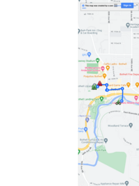 Bothell Library to the Sammamish River Park and the Sammamish River Trail